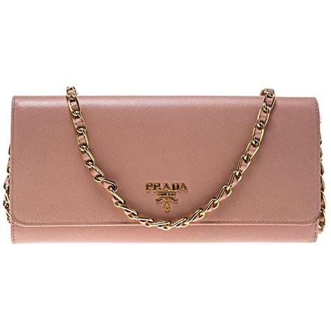 prada woc pink|Prada Pink Saffiano Leather Wallet On Chain (WOC) .